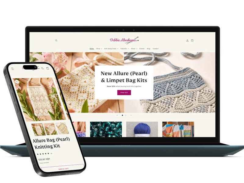 UI | Shopify | Emails: Debbie Abrahams Knitting